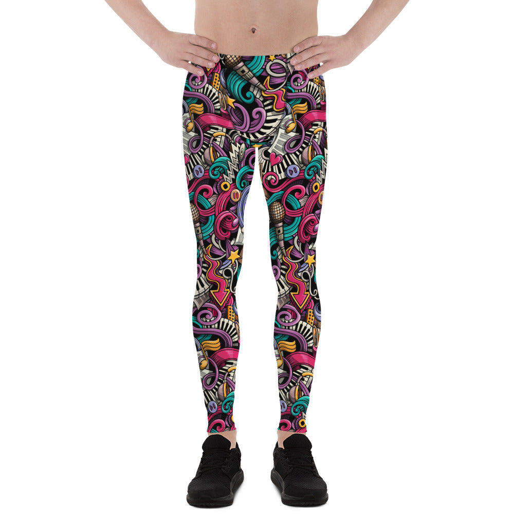 Grunge Rock Leggings for Men